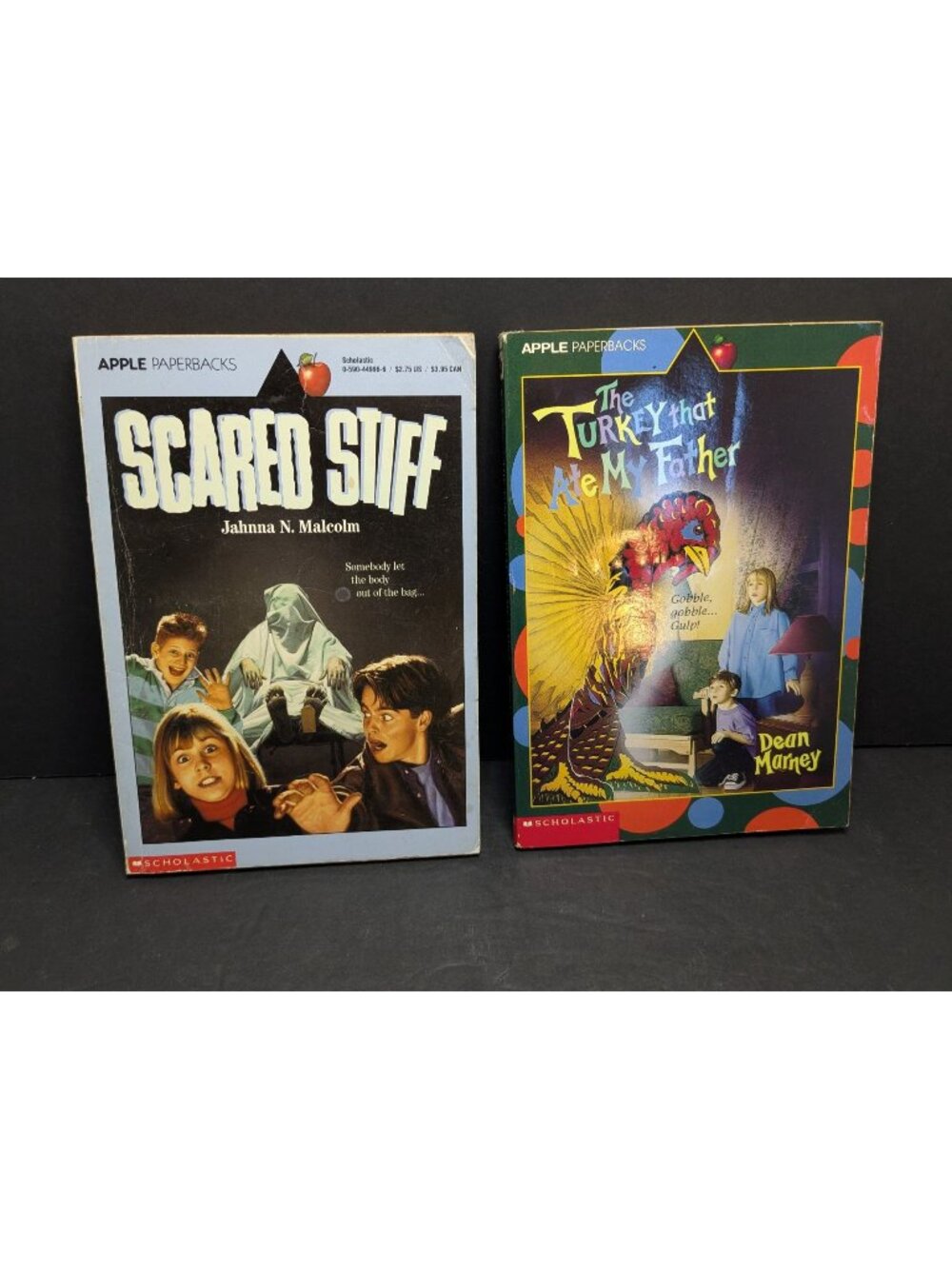 Scared Stiff & The Turkey That Ate My Father Apple Paperbacks Vintage Scholastic
